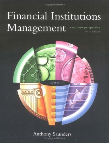 Imagen de archivo de Financial Institutions Management a la venta por Better World Books