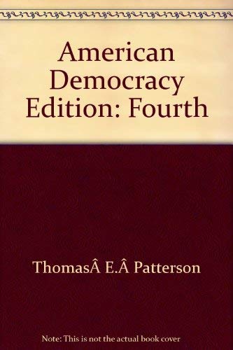 Imagen de archivo de The American Democracy a la venta por HPB-Red