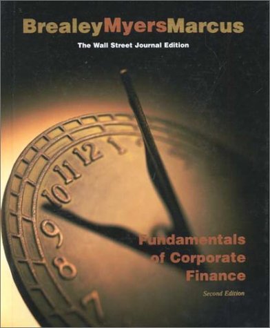 Wall Street Journal Edition Fundamentals Corp Finance (9780073040097) by Brealey, Richard A.; Myers, Stewart C.; Marcus, Alan J.; Brealey, Richard; Marcus, Alan; Myers, Stewart