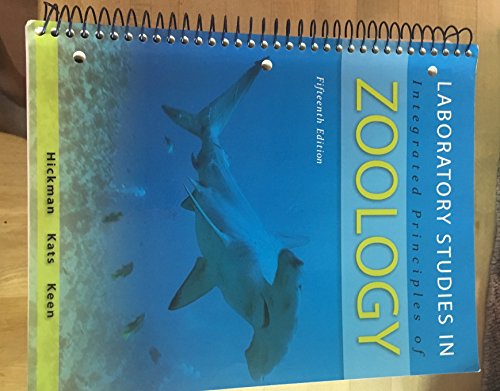 Beispielbild fr Laboratory Studies in Integrated Principles of Zoology zum Verkauf von Better World Books