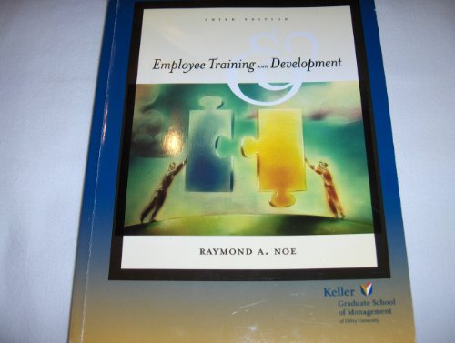 Beispielbild fr Employee Training and Development zum Verkauf von HPB-Red