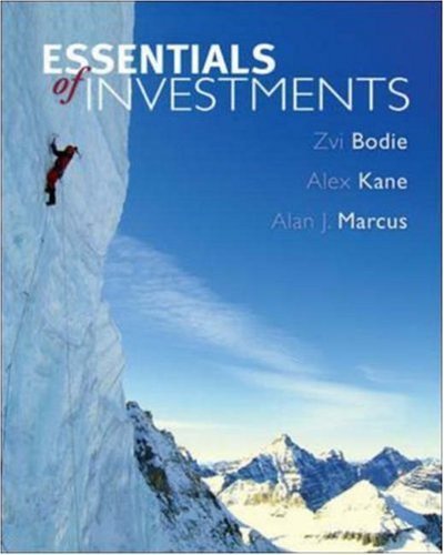 9780073041537: Essentials of Investments (McGraw-Hill/Irwin Series in Finance, Insurance, and Real Est)