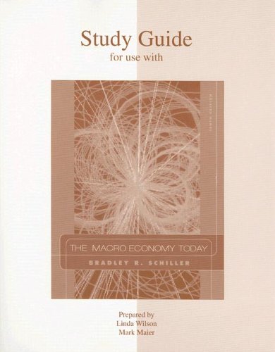 Beispielbild fr Macro Economy Today: Study Guide zum Verkauf von Wonder Book