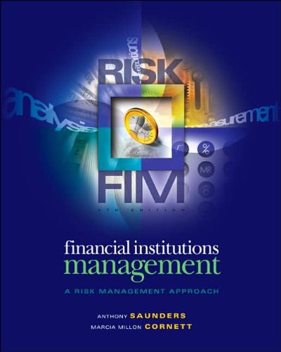 Imagen de archivo de Financial Institutions Management a la venta por BookHolders