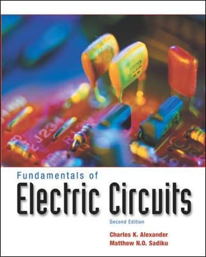 Imagen de archivo de Fundamentals of Electric Circuits a la venta por Better World Books