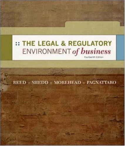 Imagen de archivo de The Legal and Regulatory Environment of Business a la venta por ThriftBooks-Atlanta