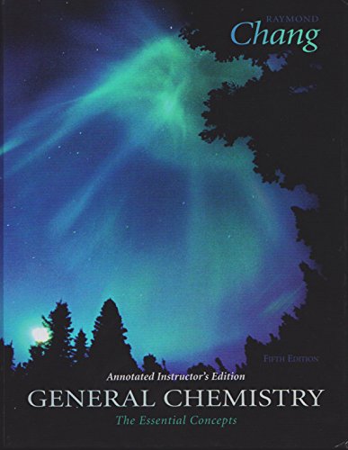 9780073048574: General Chemistry: The Essential Concepts (Instructor's Edition) Edition: fifth