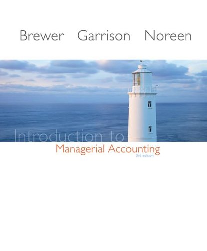 Imagen de archivo de Introduction to Managerial Accounting a la venta por Goodwill Books