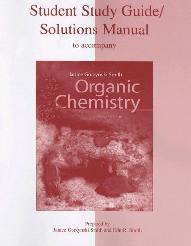 Beispielbild fr Student Study Guide / Solutions Manual to Accompany Organic Chemistry, 2nd Edition zum Verkauf von Books From California
