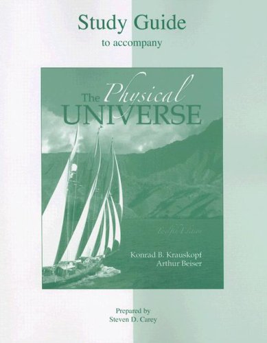 Beispielbild fr Study Guide to accompany The Physical Universe zum Verkauf von Wonder Book