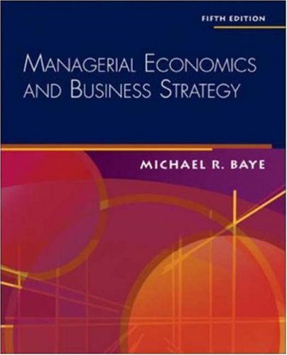 Beispielbild fr Managerial Economics & Business Strategy + Data Disk zum Verkauf von Wonder Book