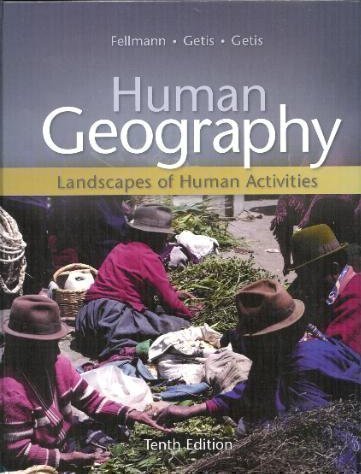 Imagen de archivo de Human Geography : Landscapes of Human Activities a la venta por The Book Spot