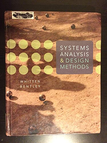 9780073052335: Systems Analysis and Design Methods