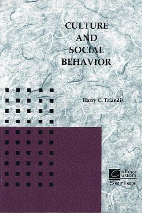Imagen de archivo de Culture and Social Behavior a la venta por HPB-Red
