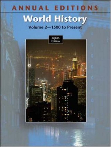 9780073053752: Annual Editions: World History, Volume 2, 8/e: v. 2