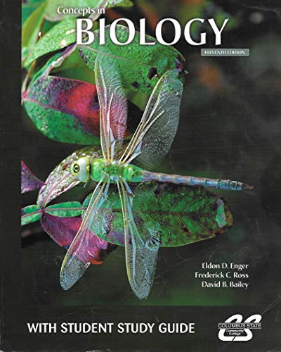 Concepts in Biology with Student Study Guide (9780073100180) by Eldon D. Enger; Frederick C. Ross