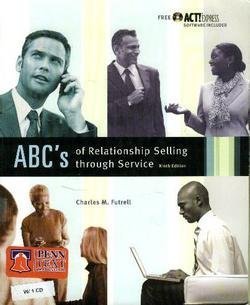 Imagen de archivo de ABCs of Relationship Selling a la venta por HPB-Red