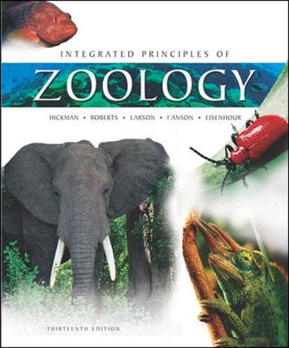 Integrated Principles of Zoology (9780073101743) by Hickman, Jr., Cleveland P; Roberts, Larry S; Larson, Allan; I'Anson, Helen; Eisenhour, David