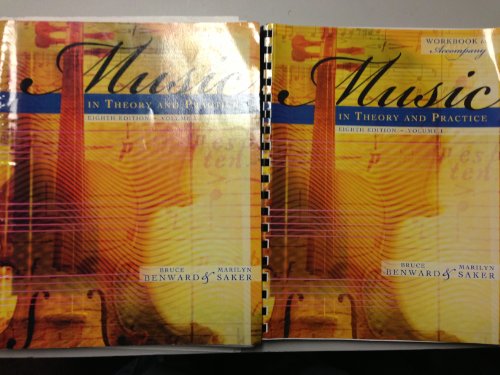 Stock image for Music in Theory and Practice, Volume 1 for sale by Upward Bound Books