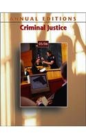 Stock image for Annual Editions, Criminal Justice 05/06, 29th for sale by a2zbooks