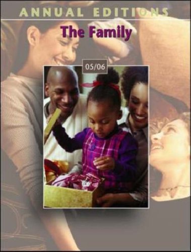 Imagen de archivo de Annual Editions: The Family 05/06, 31st a la venta por a2zbooks