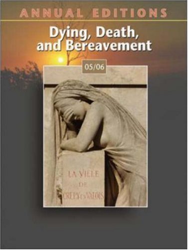 Imagen de archivo de Dying, Death, Bereavement 05/06 a la venta por Better World Books: West