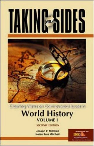 Beispielbild fr Taking Sides: World History, Volume I (Taking Sides: World History Vol I) (v. 1) zum Verkauf von Wonder Book