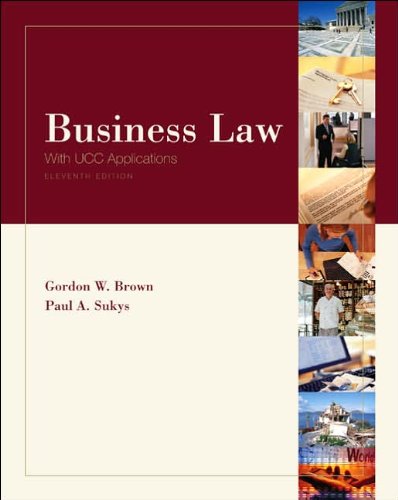 Imagen de archivo de Business Law with UCC Applications (11th Edition) a la venta por dsmbooks