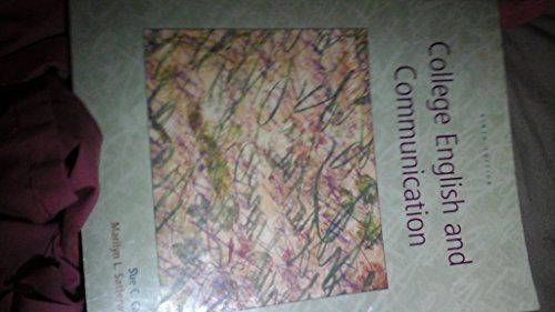 Stock image for College English and Communication for sale by Half Price Books Inc.