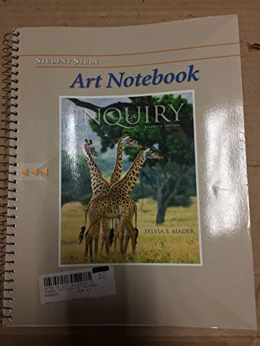 Imagen de archivo de Student Art Notebook to Accompany Inquiry into Life, 11TH Ed a la venta por a2zbooks