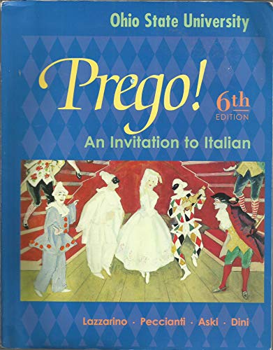 Stock image for Prego! An Invitation to Italian ( Ohio State University) for sale by HPB-Red
