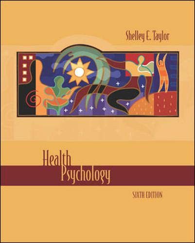 Beispielbild fr Health Psychology zum Verkauf von Better World Books