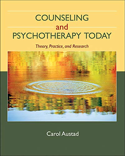 Imagen de archivo de Counseling and Psychotherapy Today: Theory, Practice, and Research a la venta por ThriftBooks-Atlanta