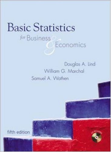 Basic Statistics for Business and Economics with Student CD-ROM - Lind,Douglas, Marchal,William, Wathen,Samuel