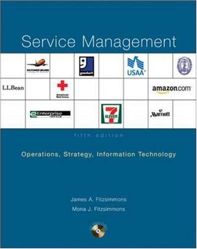 Imagen de archivo de Service Management: Operations, Strategy, Information Technology with Student CD a la venta por ThriftBooks-Atlanta