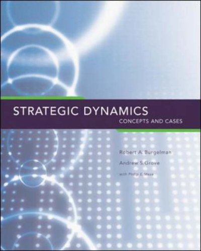 Stock image for Strategic Dynamics: Concepts and Cases for sale by Irish Booksellers