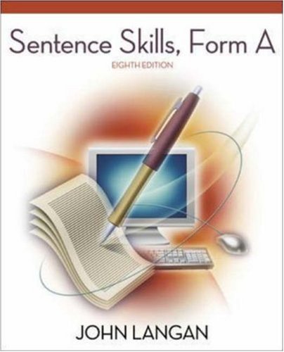 Stock image for Sentence Skills: A Workbook for Writers, Form A for sale by Ergodebooks