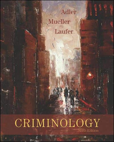 Imagen de archivo de Criminology a la venta por Better World Books