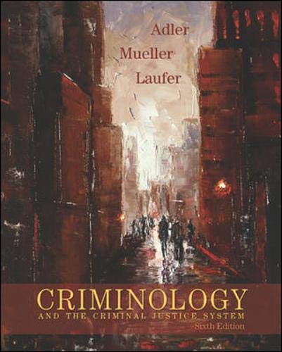 Beispielbild fr Criminology and the Criminal Justice System zum Verkauf von Better World Books