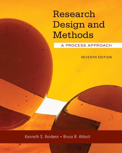 9780073129068: Research Design and Methods: A Process Approach