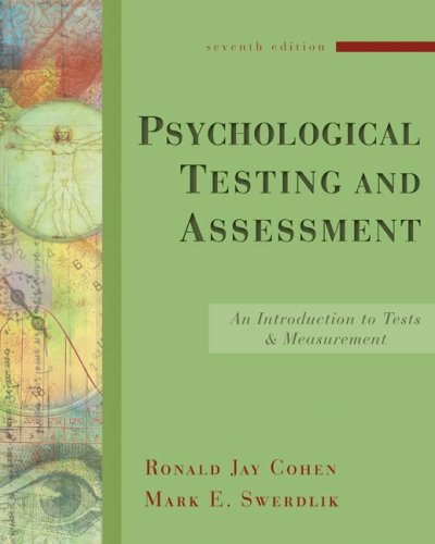 Beispielbild fr Psychological Testing and Assessment: An Introduction to Tests and Measurement zum Verkauf von ThriftBooks-Dallas