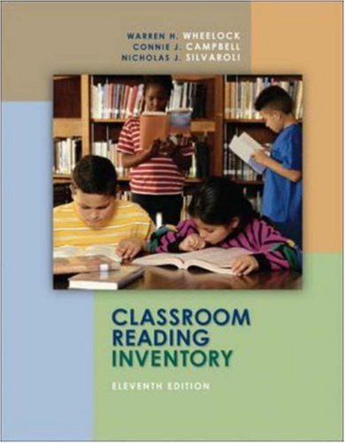 Imagen de archivo de Classroom Reading Inventory a la venta por ThriftBooks-Dallas
