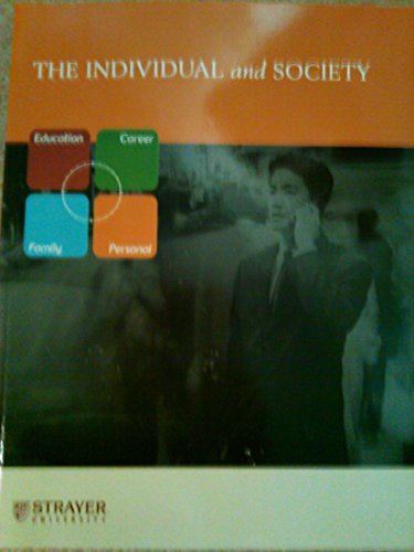 Beispielbild fr The Individual and Society / Custom Edition zum Verkauf von Wonder Book