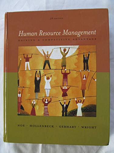 Imagen de archivo de Human Resource Management : Gaining a Competitive Advantage a la venta por BookHolders