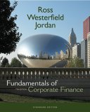 Imagen de archivo de Fundamentals of Corporate Finance Standard Edition + S&P Card + Student CD a la venta por Better World Books