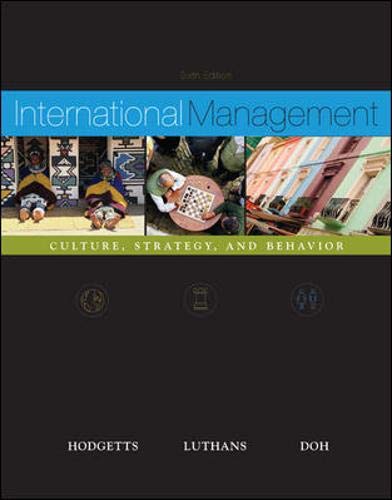 Imagen de archivo de International Management: Culture, Strategy and Behavior w/ OLC card MP a la venta por SecondSale