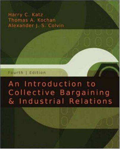 Imagen de archivo de An Introduction to Collective Bargaining and Industrial Relations a la venta por ThriftBooks-Dallas