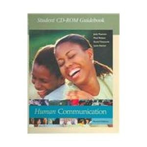 9780073137421: Human Communication: Student Guidebook