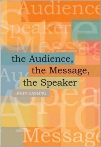 Stock image for The Audience, the Message, the Speaker [With Registration Code] for sale by ThriftBooks-Atlanta