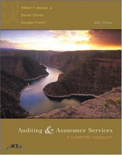 9780073137537: Auditing & Assurance Services: A Systematic Approach with ACL CD and OLC Card